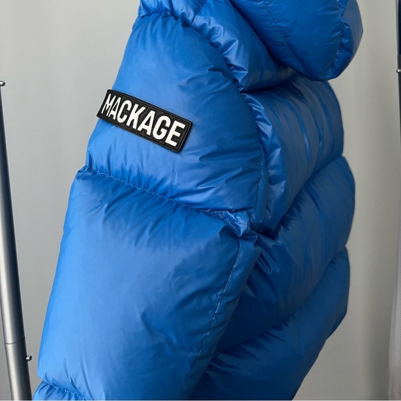 Mackage - Kent-Z Lustrous Light Down Jacket with Hood. - Picture 13 of 14